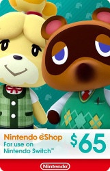    Nintendo eShop 65 $ ( ) 