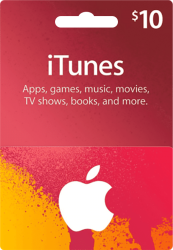 iTunes Gift Card - $10 ( ) 
