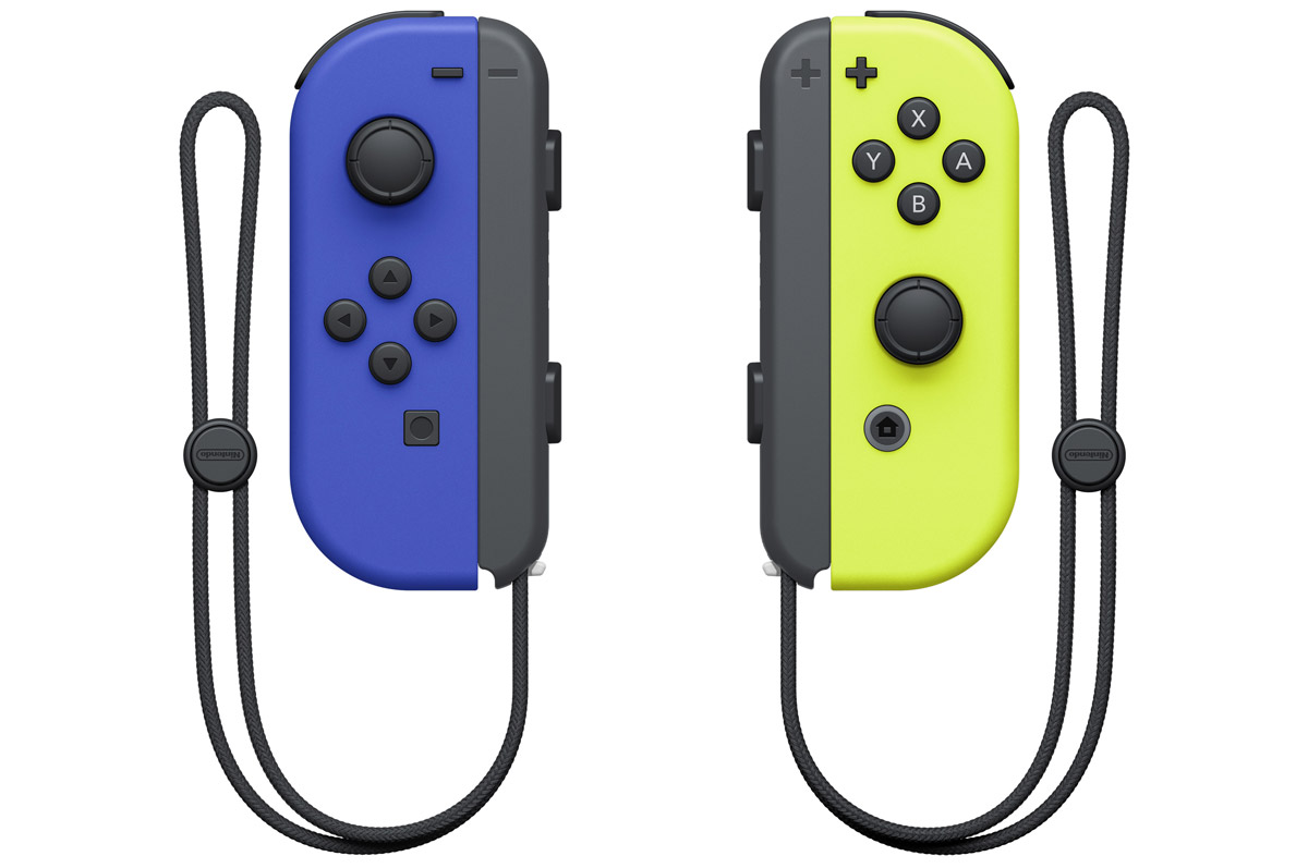 Контроллеры Joy-Con (синий и желтый)