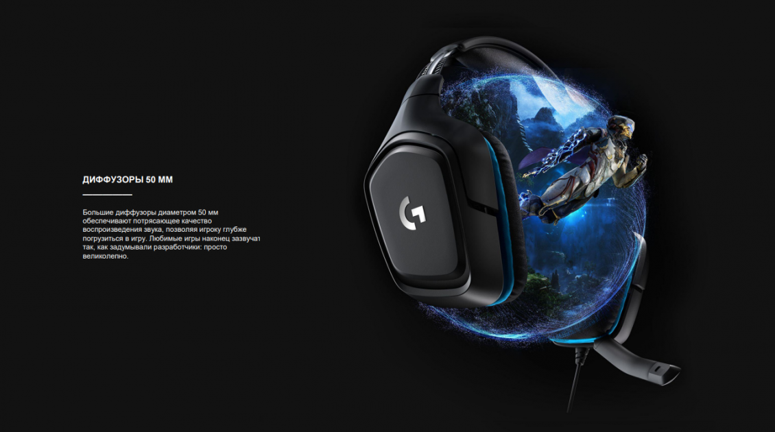 Наушники Logitech G432