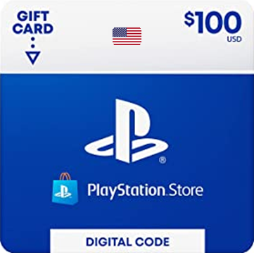 Карта пополнения кошелька PlayStation Store 100 Долларов (Цифровой Код) США