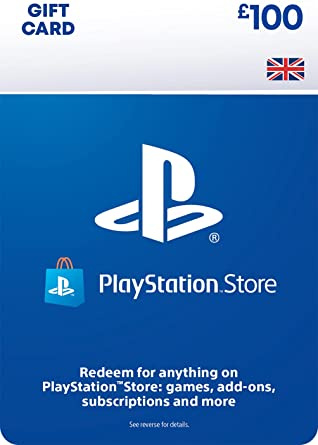 Карта пополнения кошелька PlayStation Store 100 Фунтов (Цифровой Код) Великобритания