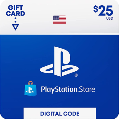 Карта пополнения кошелька PlayStation Store 25 Долларов (Цифровой Код) США