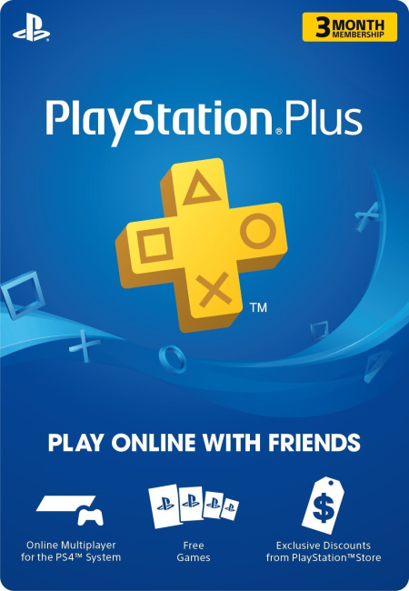 Подписка PlayStation Plus на 3 месяц Великобритания PSN UK Extra