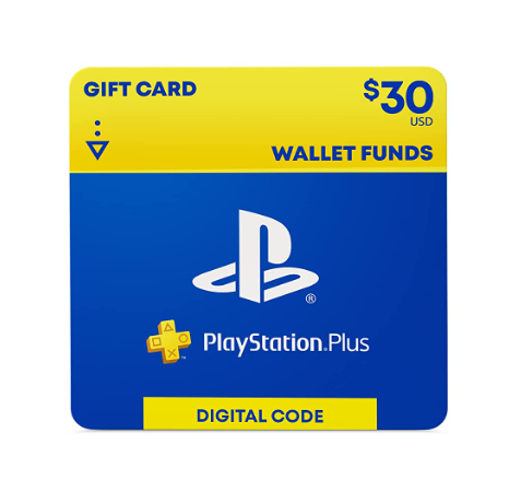 Карта пополнения кошелька PlayStation Store 30 долларов (Цифровой Код) Для США (PSN)