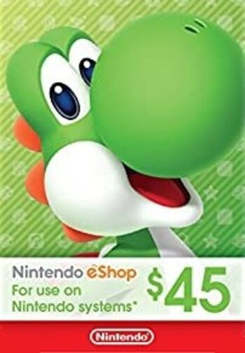 Карта пополнения кошелька Nintendo eShop 45$ USD