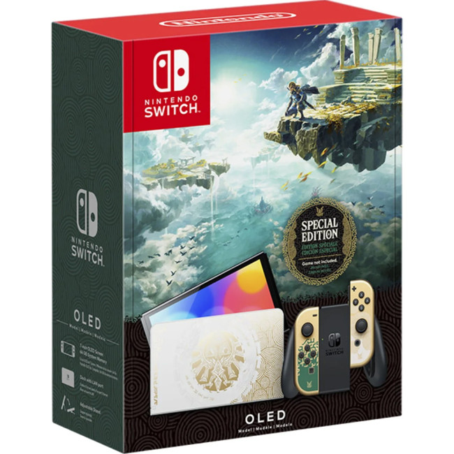 Игровая приставка Nintendo Switch (OLED-модель) (The Legend of Zelda: Tears Of The Kingdom Edition) 