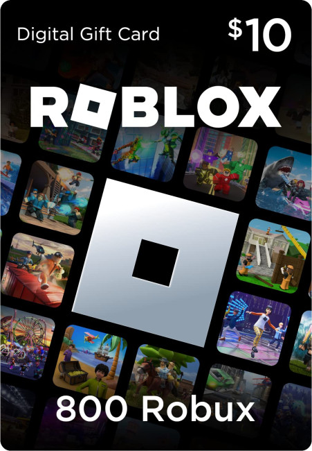 Roblox - 10 USD (800 Robux) Цифровой код