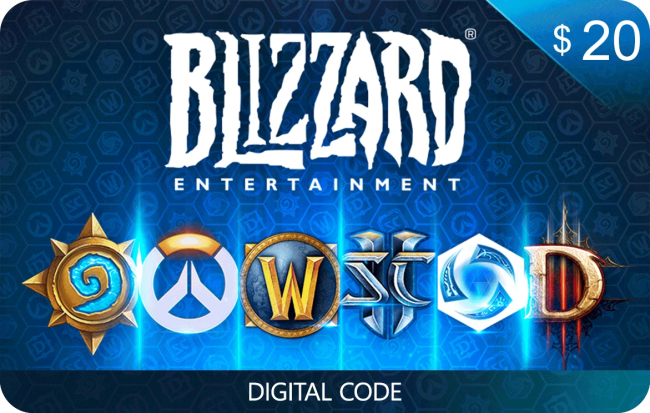 Blizard Battle.Net Gift Card 20 USD