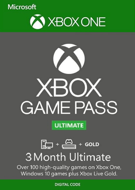 Xbox Game Pass Ultimate - 3 Месяца. Продление (Цифровой Код) Активация с помощью VPN