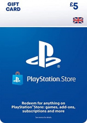 Карта пополнения кошелька PlayStation Store 5 Фунтов (Цифровой Код) Великобритания