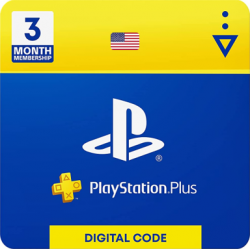 Подписка PlayStation Plus на 3 месяца (Цифровой Код) США