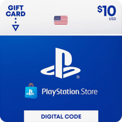 Карта пополнения кошелька PlayStation Store 10 Долларов (Цифровой Код) США
