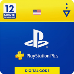 Подписка PlayStation Plus на 12 месяцев (Цифровой Код) США