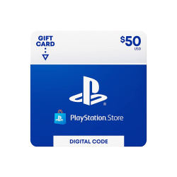 Карта пополнения кошелька PlayStation Store 50 долларов (Цифровой Код) Для США (PSN)