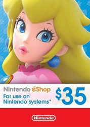 Карта пополнения кошелька Nintendo eShop 35$ USD