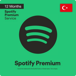 Spotify Premium - 12 месяцев (Турция, активация сотрудником)