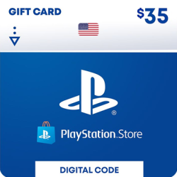 Карта пополнения кошелька PlayStation Store 35 Долларов (Цифровой Код) США
