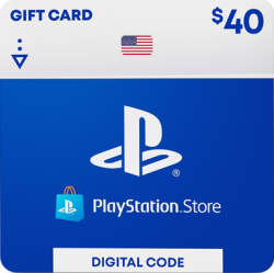 Карта пополнения кошелька PlayStation Store 40 Долларов (Цифровой Код) США