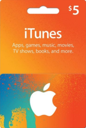 iTunes Gift Card - $5 ( ) 