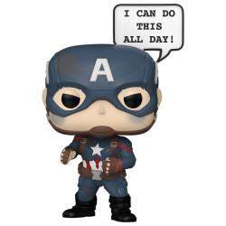  Funko POP! Bobble Marvel Infinity Saga Captain America(I can) WonderCon25 (Exc) (1480) 85287