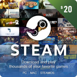    Steam 20 $ ( ) (TR/AR/USA/EU)