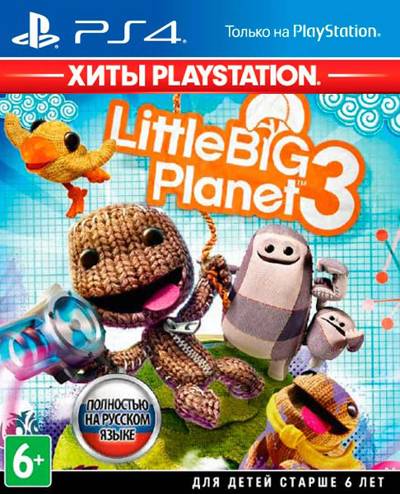 LittleBigPlanet 3 (Хиты PlayStation)(PS4) 